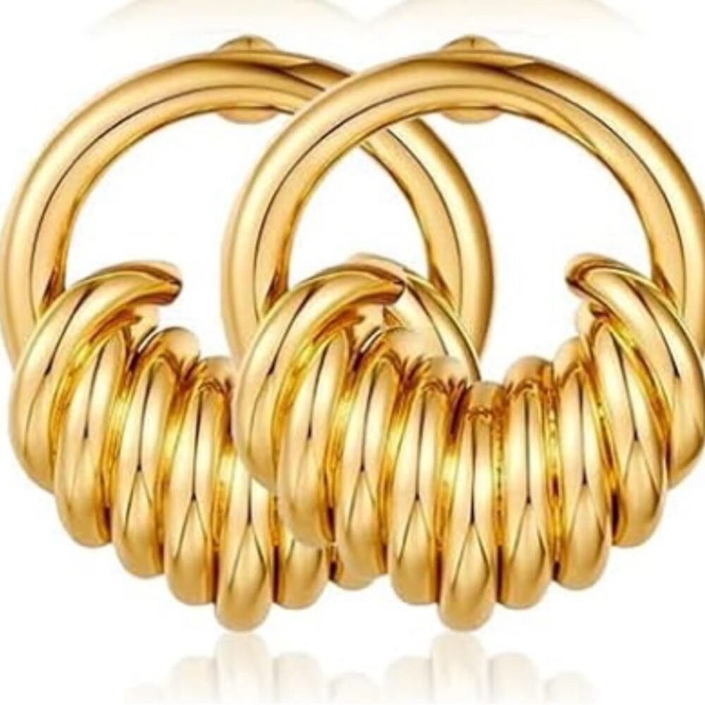 Gold Earrings 14k gold plated